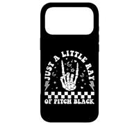 Custodia per iPhone 17 Pro Max Solo un piccolo raggio di pece Black Goth Halloween Gothic Witch