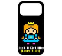 Custodia per iPhone 17 Pro Max Solo una ragazza che ama 8-bit Vintage Arcade
