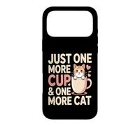 Custodia per iPhone 17 Pro Max Solo una tazza in più e un altro caffè per gatti