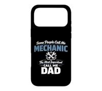 Custodia per iPhone 17 Pro Max Some People Call Me Mechanic Dad Blue Collar Job Daddy