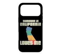Custodia per iPhone 17 Pro Max Someone In California Loves Me Retro Land Map Stato