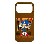 Custodia per iPhone 17 Pro Max Sonic the Hedgehog New York City Rush Viaggio