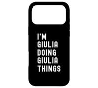 Custodia per iPhone 17 Pro Max Sono Giulia Que Fa Cose di Giulia