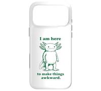 Custodia per iPhone 17 Pro Max Sono qui per rendere le cose imbarazzanti Socialmente imbarazzante Axolotl