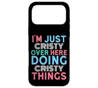 Custodia per iPhone 17 Pro Max Sono solo Cristy qui a fare il nome di Cristy Things