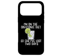 Custodia per iPhone 17 Pro Max SONO SULLA DIETA GIN & TONIC HO PERSO 2 GIORNI Joke Meme