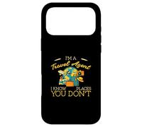 Custodia per iPhone 17 Pro Max Sono un agente di viaggio Conosco luoghi che non sei per gli agenti di viaggio