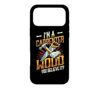 Custodia per iPhone 17 Pro Max Sono un falegname Wood Tu ci credi Funny Carpenter