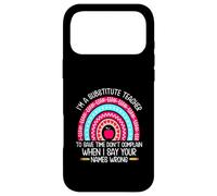 Custodia per iPhone 17 Pro Max Sono un insegnante sostituto per risparmiare tempo nomi sbagliati