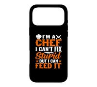 Custodia per iPhone 17 Pro Max Sono uno chef che non posso aggiustare stupido ma posso nutrirlo