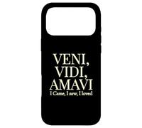 Custodia per iPhone 17 Pro Max Sono venuto, ho visto, ho amato | Veni, Vidi, Amavi White