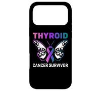 Custodia per iPhone 17 Pro Max Sopravvissuto al cancro alla tiroide del nastro della farfalla