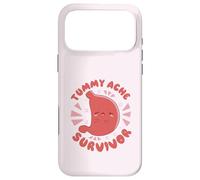 Custodia per iPhone 17 Pro Max SOPRAVVIVENZA AL MAL DI TUMMY Il mio stomaco fa male Meme divertente