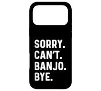 Custodia per iPhone 17 Pro Max Sorry Can't Banjo Bye - Strumento Musicale Blue Grass Jazz