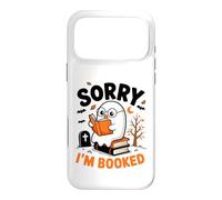 Custodia per iPhone 17 Pro Max Sorry I am Booked Reading Nerd per topi di biblioteca Regalo Uomini Donne