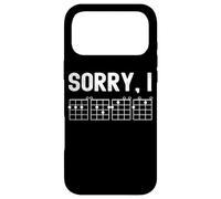 Custodia per iPhone 17 Pro Max Sorry I-DGAF - Ukulele con messaggio nascosto, nota musicale