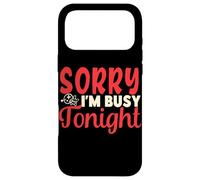 Custodia per iPhone 17 Pro Max Sorry I'm Busy Tonight Voodoo Doll Shirt Donna Uomo Halloween