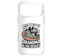 Custodia per iPhone 17 Pro Max Sorseggiando come una nonna nel deserto