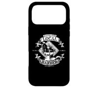 Custodia per iPhone 17 Pro Max Sostieni il tuo barbiere locale orgoglioso barbiere vintage invecchiato
