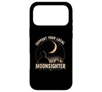 Custodia per iPhone 17 Pro Max Sostieni il tuo umorismo lunare lunare locale Moonsighter