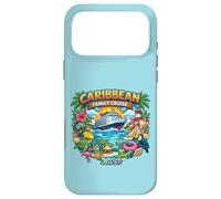 Custodia per iPhone 17 Pro Max Souvenir avventura tropicale con crociera in famiglia ai Caraibi 2026