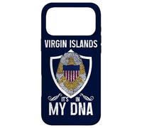 Custodia per iPhone 17 Pro Max Souvenir bandiera USVI delle Isole Vergini americane DNA