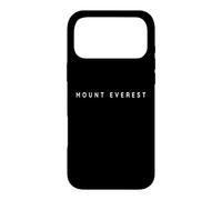 Custodia per iPhone 17 Pro Max Souvenir del Monte Everest/carattere moderno, design minimalista