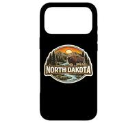 Custodia per iPhone 17 Pro Max Souvenir del Nord Dakota Vacanze Memorabilia Badge State Trip