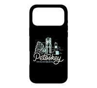 Custodia per iPhone 17 Pro Max Souvenir di viaggio dei monumenti iconici di Petoskey Michigan