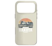 Custodia per iPhone 17 Pro Max Souvenir vintage con orizzonte del Sud Dakota retrò