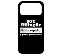 Custodia per iPhone 17 Pro Max Soy Bilingue Hablo espanol y puras pendejadas