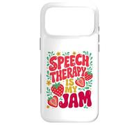Custodia per iPhone 17 Pro Max Speech Therapy is My Jam Boho Floral | SLP Speech Therapist