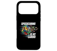 Custodia per iPhone 17 Pro Max Speedcubing Is My Cardio Funny Cube Solver Design
