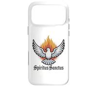 Custodia per iPhone 17 Pro Max Spirito Santo & Pentecoste Colomba Cattolica Latina Messa