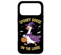 Custodia per iPhone 17 Pro Max Spooky Goose On The Loose Funny Witch Pumpkin Halloween