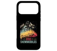 Custodia per iPhone 17 Pro Max Sport Grandpas Ride Snowmobiles Snowmobile Nonno