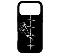 Custodia per iPhone 17 Pro Max Sport Horse Heartbeat Cavalli Equitazione per gli amanti