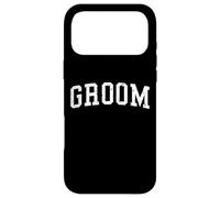 Custodia per iPhone 17 Pro Max Sposo Corrispondenza Sposa Bachelor Party Matrimonio Sposo