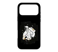 Custodia per iPhone 17 Pro Max Squatting Gopnik Slav with tracksuit in space T-shirt