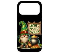 Custodia per iPhone 17 Pro Max St Patricks Day Pot And Clover Decor St Paddys Day Gnome Dad