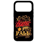 Custodia per iPhone 17 Pro Max Stagione autunnale, miglior tempo "I Love you Fall"