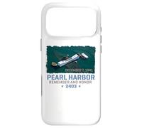 Custodia per iPhone 17 Pro Max Stampa a pennello Pearl Harbor Remember and Honor USS Arizona