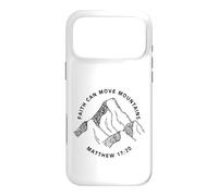 Custodia per iPhone 17 Pro Max Stampa fronte e retro Christian Faith Can Move Mountains