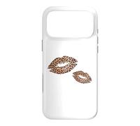 Custodia per iPhone 17 Pro Max Stampa leopardata Labbra Graphic Bold Cheetah Bocca Bacio Donna