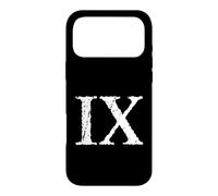 Custodia per iPhone 17 Pro Max Stampa numero romano 9 IX ~ Nove