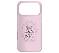 Custodia per iPhone 17 Pro Max Stampa "She Is Fierce Though She Be But Little