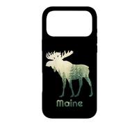 Custodia per iPhone 17 Pro Max State Of Maine Moose Forest Tree Hunter Wildlife