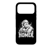 Custodia per iPhone 17 Pro Max Statua classica del poeta epico greco antico di Omero