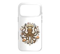 Custodia per iPhone 17 Pro Max Steampunk Octopus Chef Cook Mechanical Cuisine