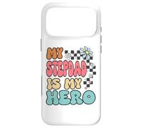 Custodia per iPhone 17 Pro Max Stepdad Hero Cute Retro Floral Fathers Day Appreciation